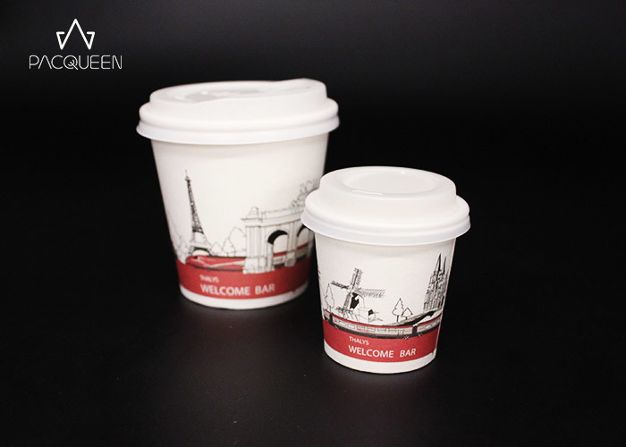 Personalized Custom Disposable Paper Cups Heat Resistant Excellent Moisture Barrier