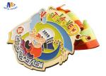 Personlized Metal Award Medals Colorful Filled Medailles 88.9*3MM