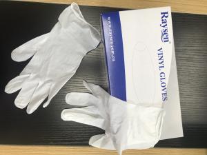 Quality White Latex Free Powder Free Disposable Gloves S - XL Size PVC Material wholesale