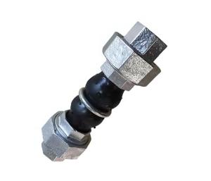 Quality 304 Stainless Steel Wire Fastener Internal Thread Flexible Rubber Expansion Joint Soft wholesale