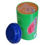 High Mountain Tinplate Tin Tea Canisters , Paper Insert Metal Caddy