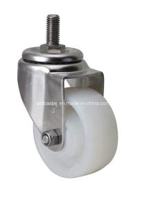 Quality Stainless Steel 3&quot; 90kg Threaded Swivel Tpa Caster S5433-25 for Heavy-Duty Equipment wholesale