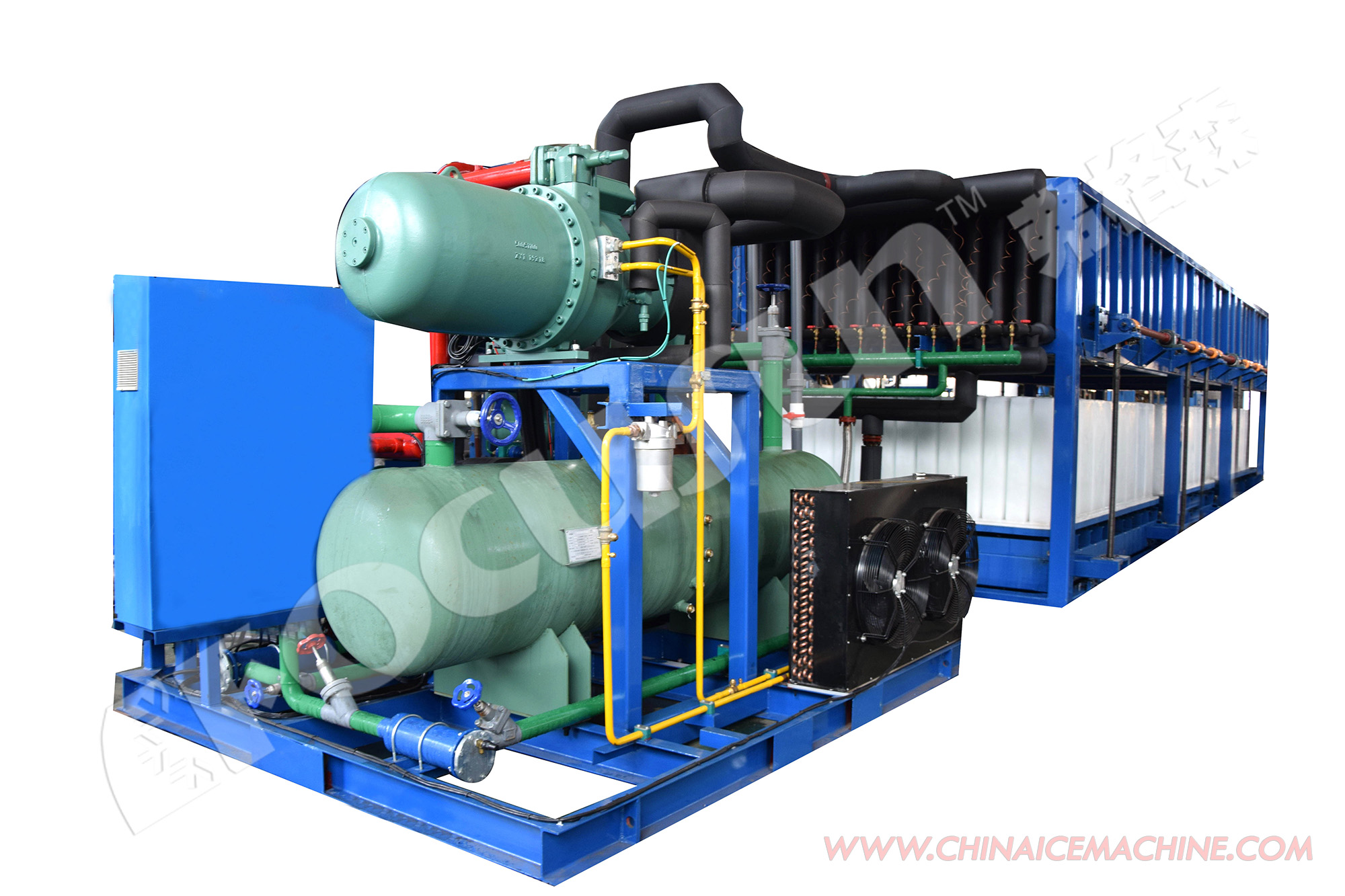 Boost Your Production with 3.7KW Flake Ice Tube Block Ice Compactor Machine