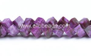 Quality Sugilite Jasper Diagonal Drilled Cubes wholesale