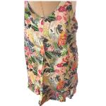Adjustable Shoulder Straps Viscose Floral Print Tank Tops For Women