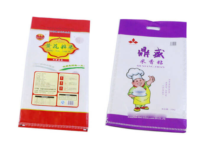 Laminated Woven Heavy Duty Plastic Bags For Food Packaging 300- 8 00mm Width