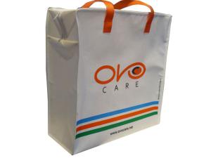 Quality 4 Color 90g White Non Woven Carry Bag, Reusable Shopping Bags With Matt Lamination wholesale
