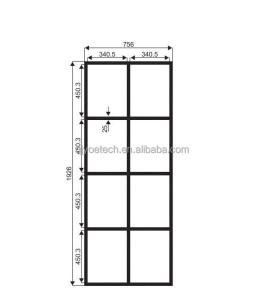 Quality Fine Polished Edge Tempered Glass Fixed Screen for Bathroom or Living Room in Apartments wholesale