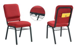 Quality Banquet Hall Stacking Church Chair Stackable Auditorium Chairs 5.5kgs wholesale