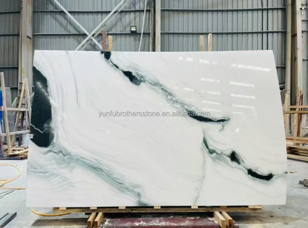 Modern Design Style Panda White Marble Elevate Your Hotel Wall Floor and Stairs Tiles