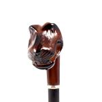 Walking cane bull Walking stick bull Wooden walking stick bull Handmade carved