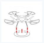 Waterproof Dm98Z/Dm98 Professional Drone Kit Sport Action Camera Drone