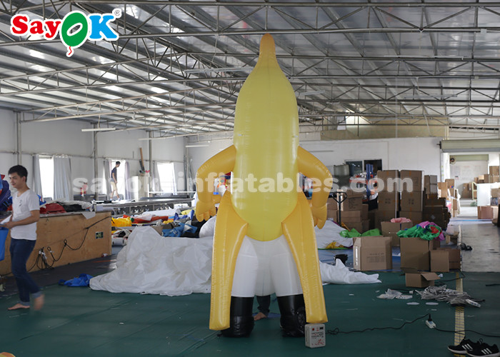 3m Inflatable Banana Mascot For Outdoor Advertising CE SGS ROHS