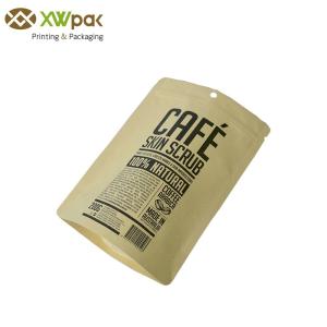 Quality k Stand Up Kraft Paper Pouch Custom Printed Bottom Sealing 7mm wholesale