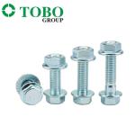 High Quality DIN6921 M6 M8 M10 Carbon Steel Hexagon Serrated Flange Bolt Nut
