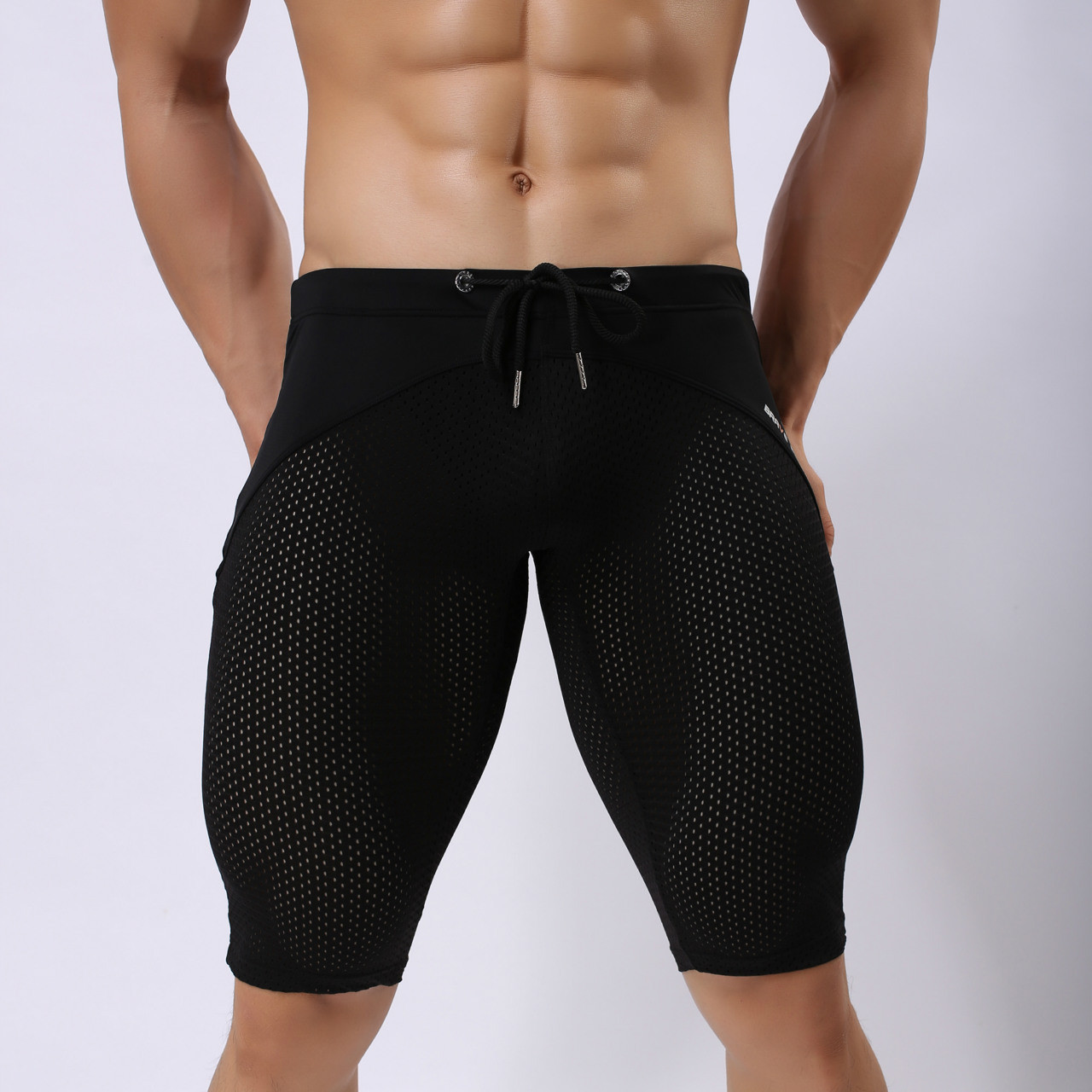 Sports Men'S Stretch Underwear Workout Gym Stretch Sports Fitness Running Tights Slim