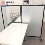 Aluminum Frame Acrylic Partition Screen Mobile Restaurant Clear Polycarbonate