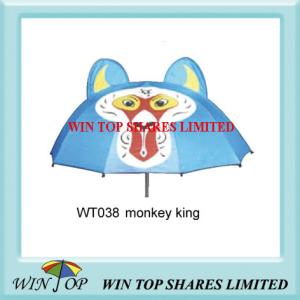 Quality Blue Monkey King Steel Polyester Umbrella wholesale