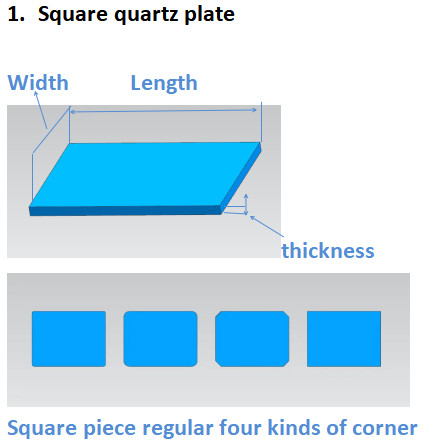 Custom High Purity UV Fused Silica Quartz Glass Optical Windows For Electronic Instruments