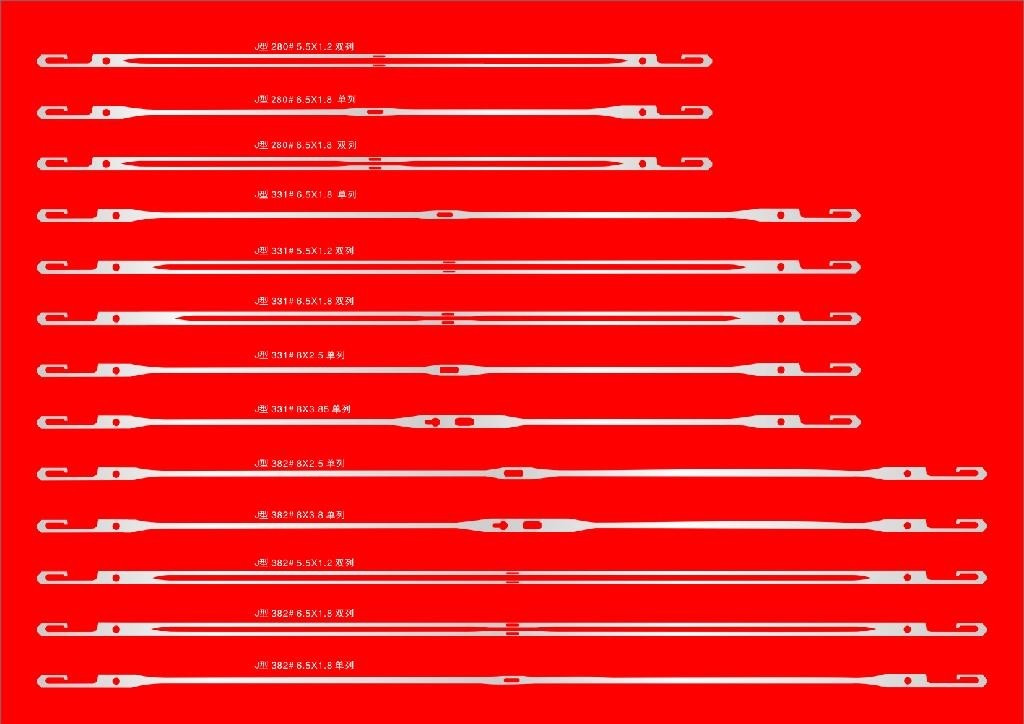 Stainless Steel Wire Heald Heald Wire For Carpet Industry 520MM Dobby Heald