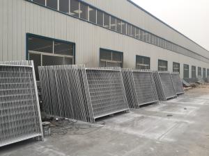 Quality OD 32 Pipes Construction Site Security Fencing Temporary Barricade Fence wholesale