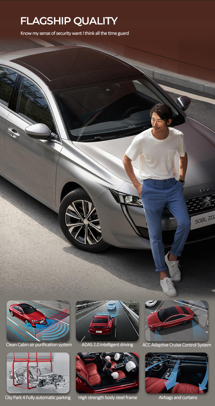 2023 Peugeot 508L Gas Powered Vehicle Automatic Air Conditioner and Rear Camera for a Top-of-the-Line Driving Experience