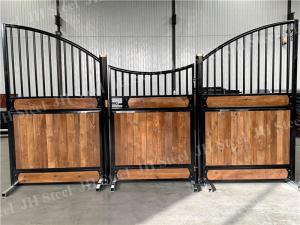 Quality Black Powder Coated Galvanised Horse Stable Box wholesale