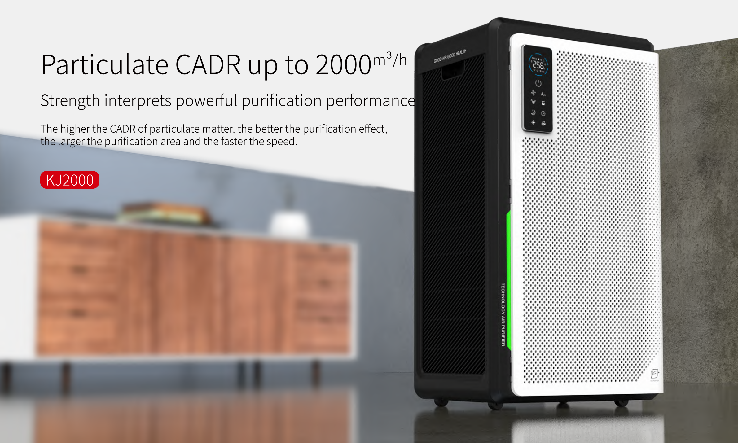 Powerful Large Coverage HEPA Filter Air Purifier Triple Filtration 6 Layers Purification Deep Air Cleaning Air Cleaner