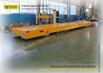 Steel Pallet Transfer Carts Railroad Handling Vehicle Motor Trackless Flat Dolly