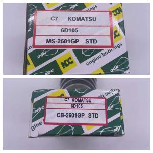 Quality MS-2601GP CB-2601GP STD Main Bearing Connecting Rod Bearing For Komatsu 6D105 Engine Excavator wholesale