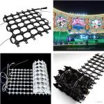 High Reliability P55mm Flexible LED Mesh Screen Outdoor IP66 Waterproof