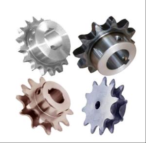 Quality silver Alloy Steel Front Chain Driven Sprockets Heat Treatment wholesale