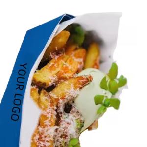 Quality Custom Disposable Food Containers for Fast Food Hamburger French Fry Boxes wholesale