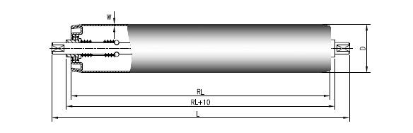 free flow conveyor rollers stainless steel roller systems with plastic caps/steel caps