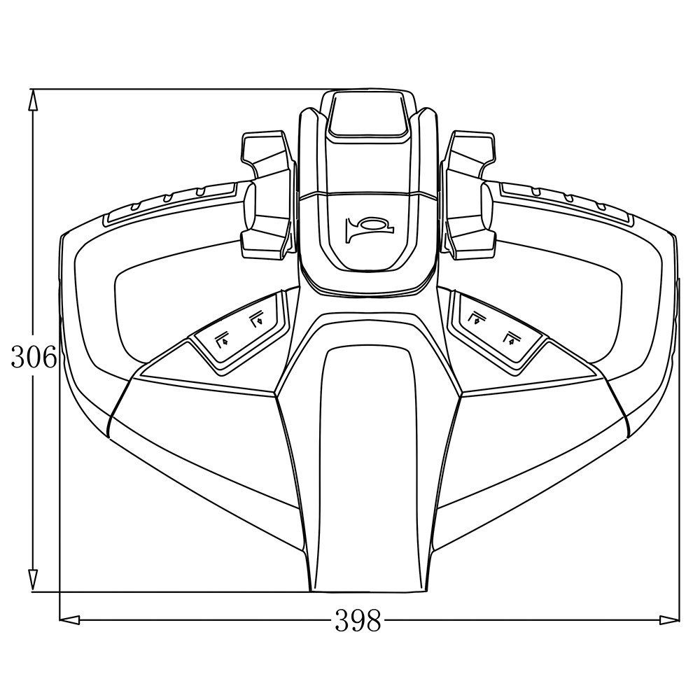0.1mA 36v PM Traction Switch Tiller Without Bracket