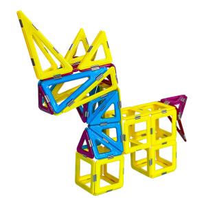 Quality Unicorn Animal Magnetic Tiles Building Blocks Kids Educational 3 Years + wholesale