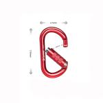 7075 Aviation Aluminum 25KN O Shape Mountain Climbing Carabiner with CE