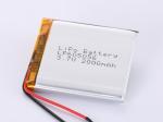 lithium polymer battery 3.7V lp594368,lp595370,lp605056,lp953566 2000mah,