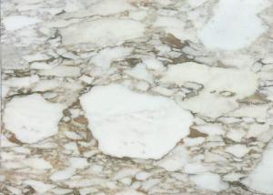 Quality Italian Fish Belly Gold Calacatta Oro Marble Tiles For Luxury Interior Decoration wholesale