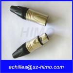male and female 3pin XLR cable Neutrik connector