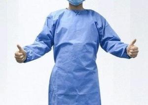 Quality S M L Disposable Surgical Gown Anti Static Anti Bacterial wholesale
