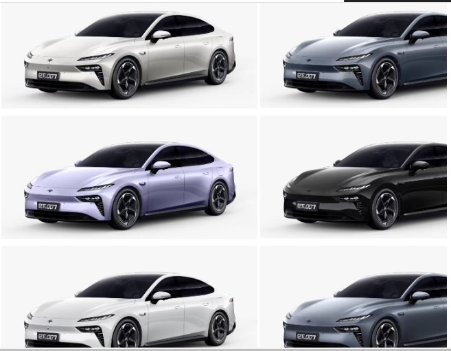 4880*1895*1460 Length * Width * Height 400 Maximum Power Dongfeng Yipai 007 Sports EV Car with 540 Range Energy Efficiency