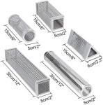 12 Inch 6 Inch 304 Stainless Steel Silver BBQ Smoke Generator