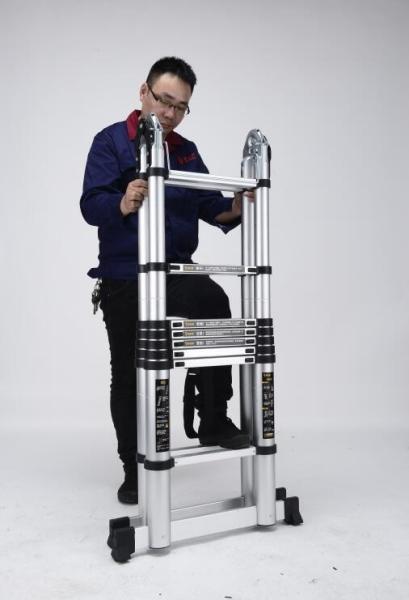 Cheap Anti Rust 5.6m Multi Purpose Telescopic Ladder for sale