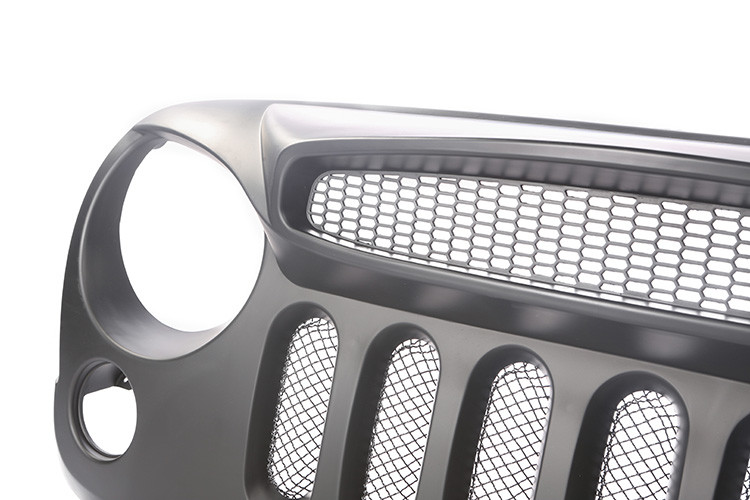 Ghost Style Auto Front Grille for 2007-2017 Jeep Wrangler&Wrangler Unlimited JK