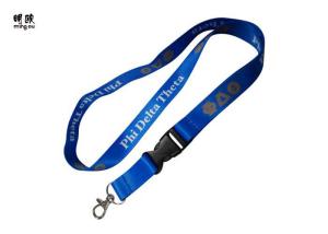Quality Red &amp; Blue Nylon Material Id Card Neck Lanyards Custom Printing Type​ wholesale