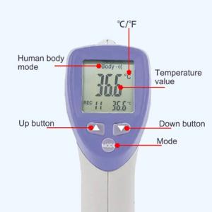 Quality Handheld Non Contact Medical Infrared Thermometer For Hospital / Subway Station wholesale