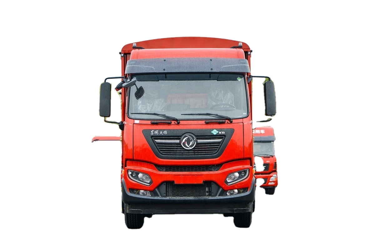 150-250hp Dongfeng 220HP 4X2 CNG Fence Cargo Truck with Euro 6 Emission Standard