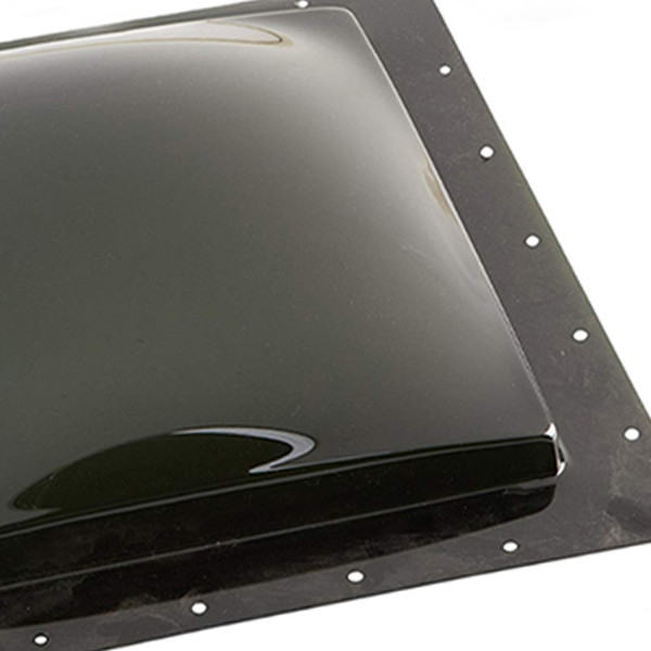 Transparent No Yellowing Small Plastic Dome , Flat Roof Dome Skylights For Homes