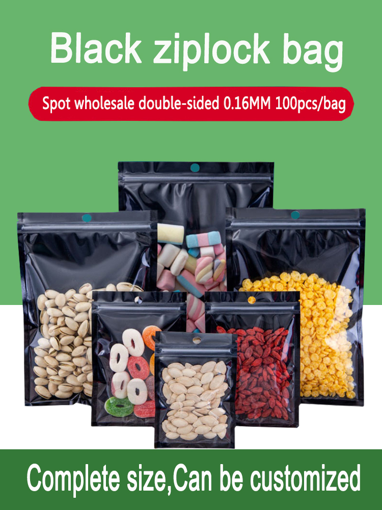 Polyethylene Clear Flat Pouches Plastic Bags for Spice Packaging BOPP/CPP Material